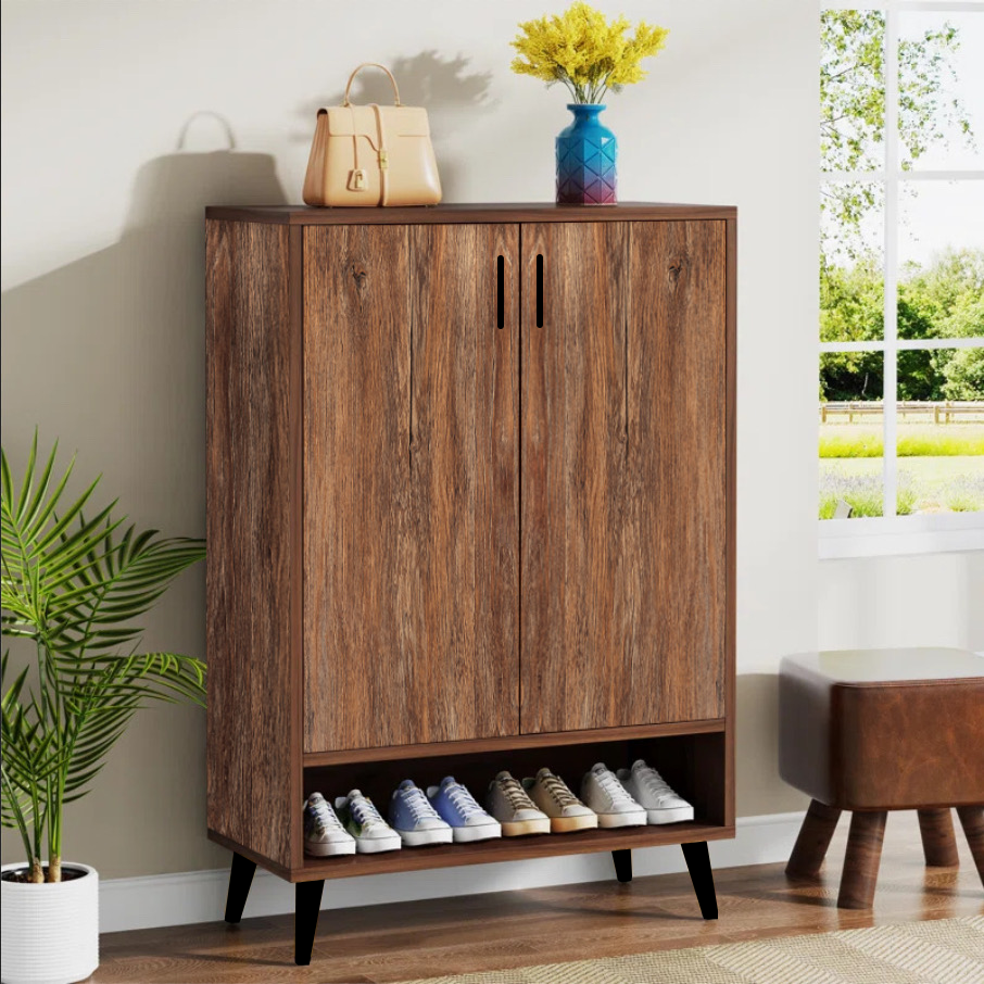 24 Pair Shoe Storage Cabinet
